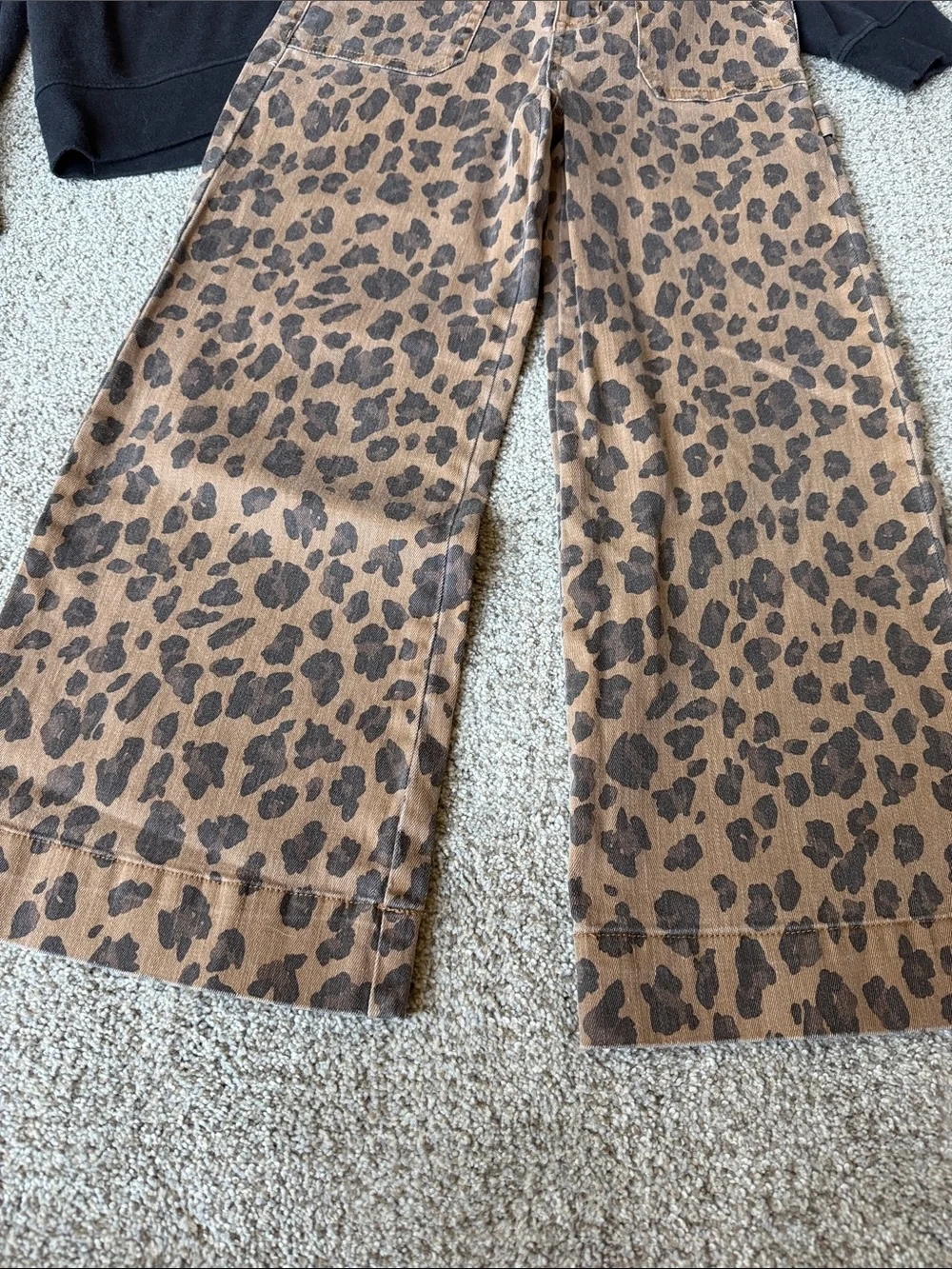 Girls Fall Leopard outfit